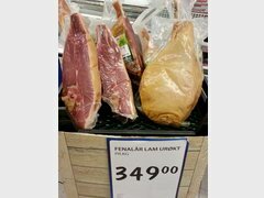 Lebensmittelpreise in Norwegen, Lamm