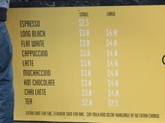 Preise in Auckland für Essen in einem Café, Coffeeshop