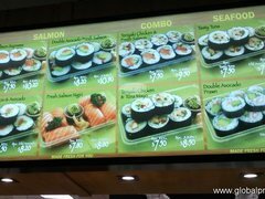 Prix en Nouvelle-Zélande, Sushi et rouleaux dans un supermarché à emporter