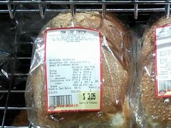 Lebensmittelpreise in Neuseeland, Brot