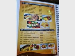 Restaurant Preise für Mahlzeiten in Salalah, Oman, Hauptgerichte
