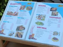 Philippinen, Bohol, Lebensmittelpreise, Frontline Café Menüs