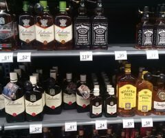 Spirituosenpreise in Polen in Warschau, Whisky