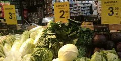 Lebensmittelpreise in Polen in Geschäften, Kohl