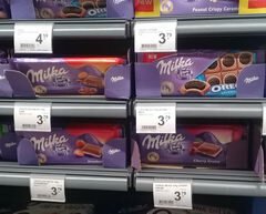 Lebensmittelpreise in Polen in Warschau, Schokolade