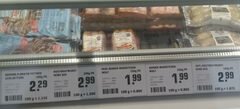 Lebensmittelpreise in Warschau, Polen, Würstchen