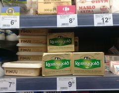 Prix des aliments en Pologne dans les supermarchés, Prix du beurre