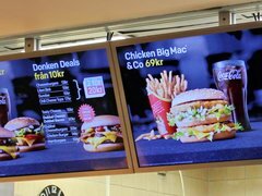 Lebensmittelpreise in Stockholm, McDonald's