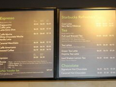 Coffee Shop Preise in Singapur, Kaffee bei Starbucks