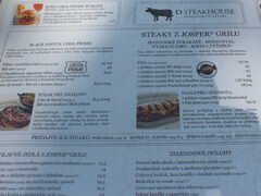 Preise in Bratislava Restaurants, Steak Restaurant