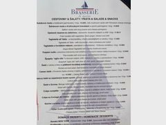 Preise in Bratislava Restaurants, Italienisches Restaurant mit Salaten