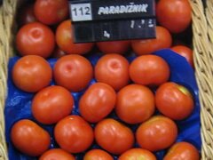 Lebensmittelpreise in Slowenien in Geschäften, Tomaten
