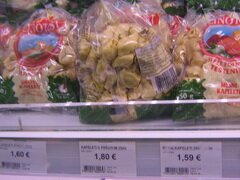 Lebensmittelpreise in Slowenien, Knödel