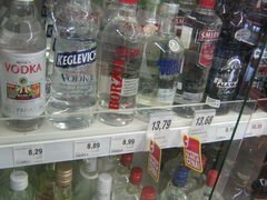 Lebensmittelpreise in Slowenien (Bled), Wodka