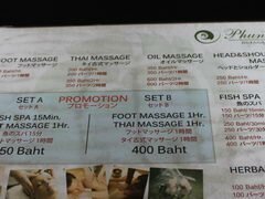 Bangkok, Thailand, Verschiedene Massagen und Spa-Behandlungen im Salon