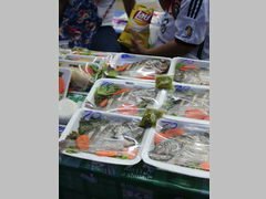 Bangkok, Thaïlande, prix dans un supermarché, Poisson dans la rue