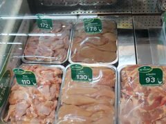 Bangkok, Thaïlande, prix dans un supermarché, Filet de poulet
