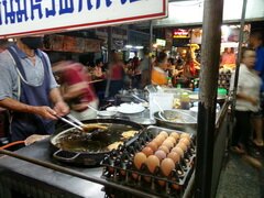 Thaïlande, Sortir manger à Chiang Mai, Oeufs frits