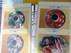 Hua Hin prix des aliments, Thaïlande, Soupes dans le restaurant de poisson