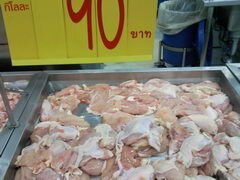 Hua Hin groceries prix, Thaïlande, Filet de poulet