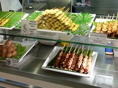 Prix des denrées alimentaires à Pattaya en Thaïlande, Brochettes de poulet