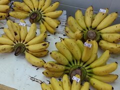 Pattaya Obst und Gemüse Preise, Bananen