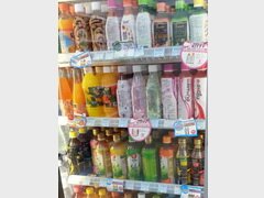 Supermarktprodukte in Pattaya, Verschiedene Getränke