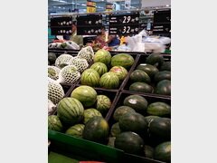 Obstpreise in Thailand Pattaya, Wassermelonen