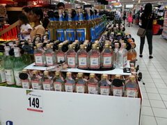 Alkoholpreise in Supermärkten in Pattaya, Wodka