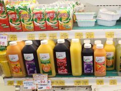Lebensmittelpreise in Taiwan, Säfte im Supermarkt