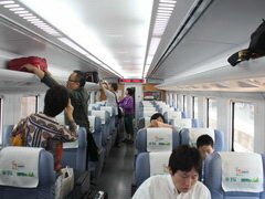 Öffentliche Verkehrsmittel in Taiwan(Hualien), In einem Hochgeschwindigkeitszug
