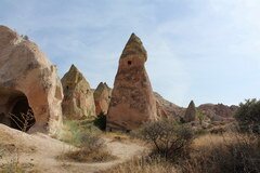 Cappadoce, Turquie, Roches de différentes formes