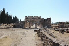 Pamukkale Hieropolis Ruinen in der Türkei