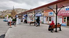 Üröm Transport in Göreme, Türkei, Göreme Busbahnhof