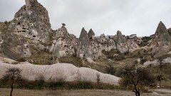 Kappadokien, Türkei, Höhlenstadt Uchisar