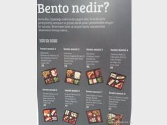 Istanbul Lebensmittelpreise, Bento (japanisches Essen)