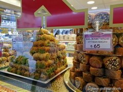 Ladenpreise in Istanbul, Türkische Süßigkeiten