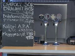 Spirituosenpreise in Budapest, Bier in einer Bar