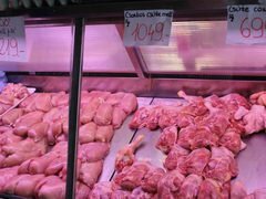 Prix des denrées alimentaires en Hongrie à Budapest, Du poulet frais sur le marché