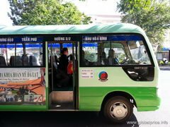 Vietnam, Dalat Verkehr, Dalat Stadtbus