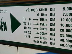 Vietnam, Dalat Transport, Dalat Stadtbus Preise