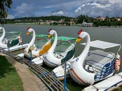 Vietnam, Dalat, Segeln auf dem Katamaran-See