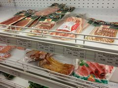 Vietnam, prix des produits alimentaires à Nha Trang, Saucisses au supermarché