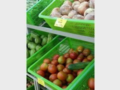 Vietnam, prix d'épicerie à Nha Trang, Le coût des légumes
