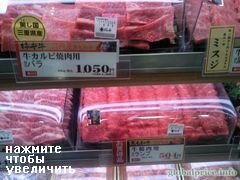 Coût de l'alimentation au Japon, Prix de la viande marbrée