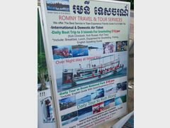 Kambod Excursions in Kampot, Preise für verschiedene Seetouren