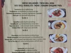 Prix à Tallinn dans les restaurants, Plats grillés