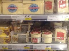 Lebensmittelpreise in Stockholm, Schweden, Käse