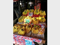 Thailand,Chiang Mai, Obstpreise auf den Märkten, Bananen