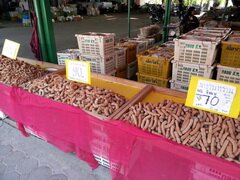 Thailand,Chiang Mai, Obstpreise auf den Märkten, Getrocknete Tamarinde